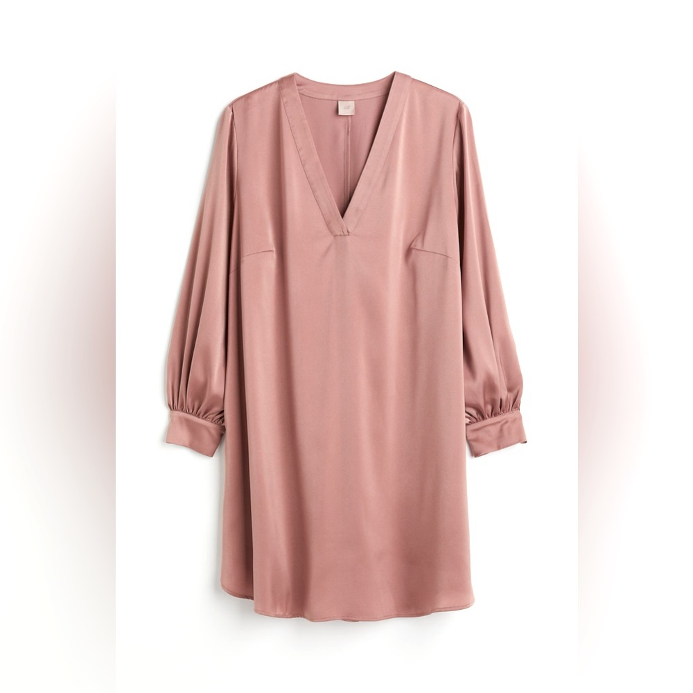 H&M Pink Satin Tunic.